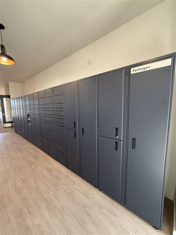 Dark grey lockers 